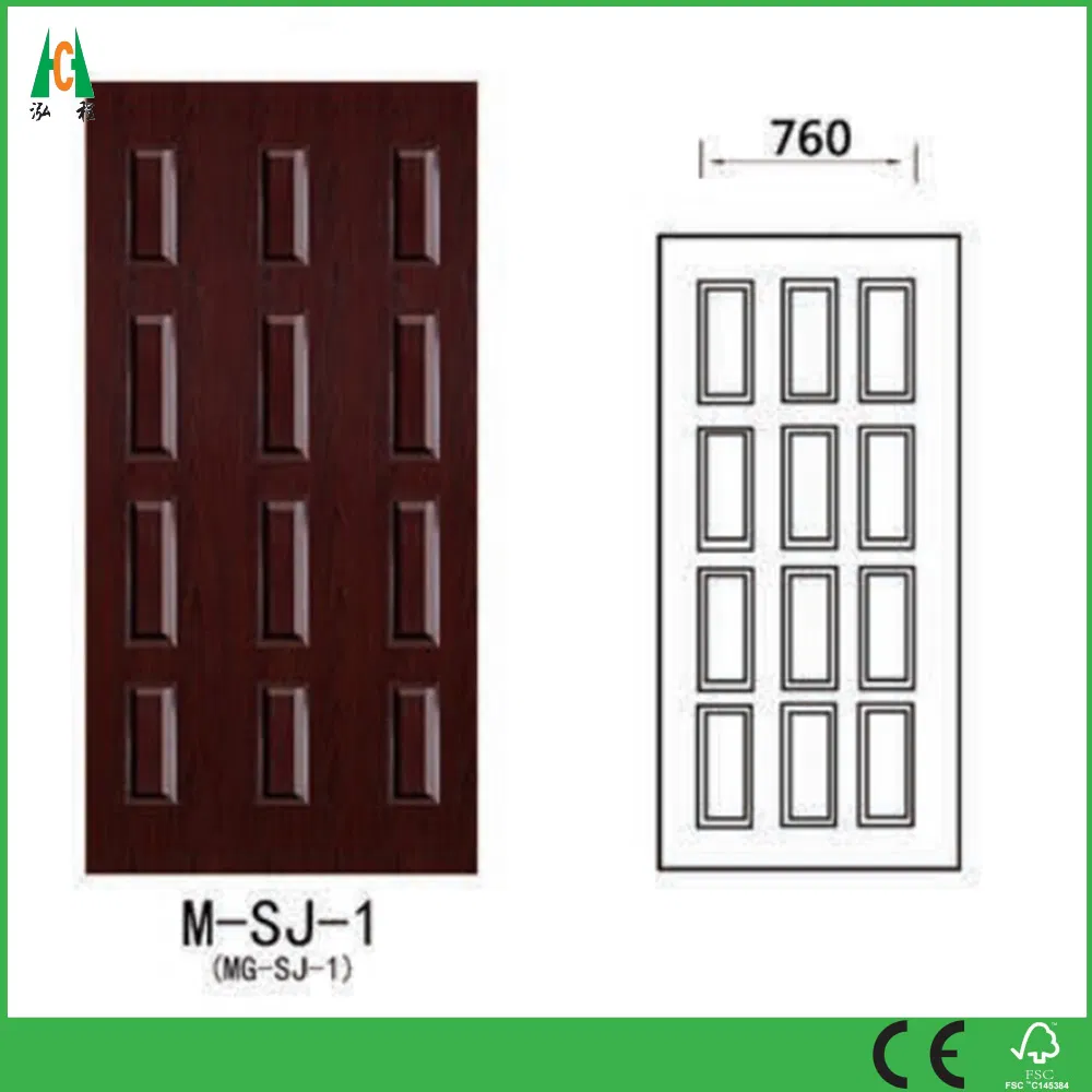 HDF Door Skin/Mouded MDF Door Skin with Good Price