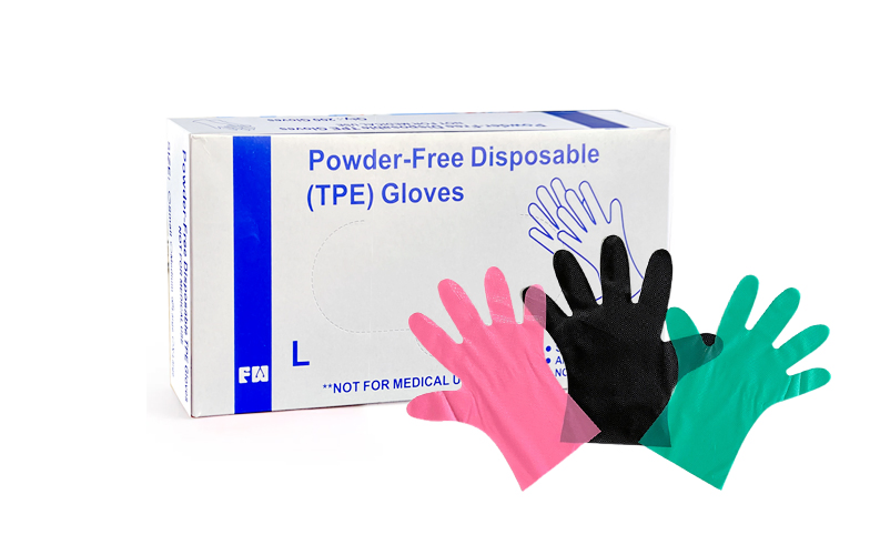 High Quality Transparent Disposable TPE Protective Gloves for Household Use for Kitchen Cleaning