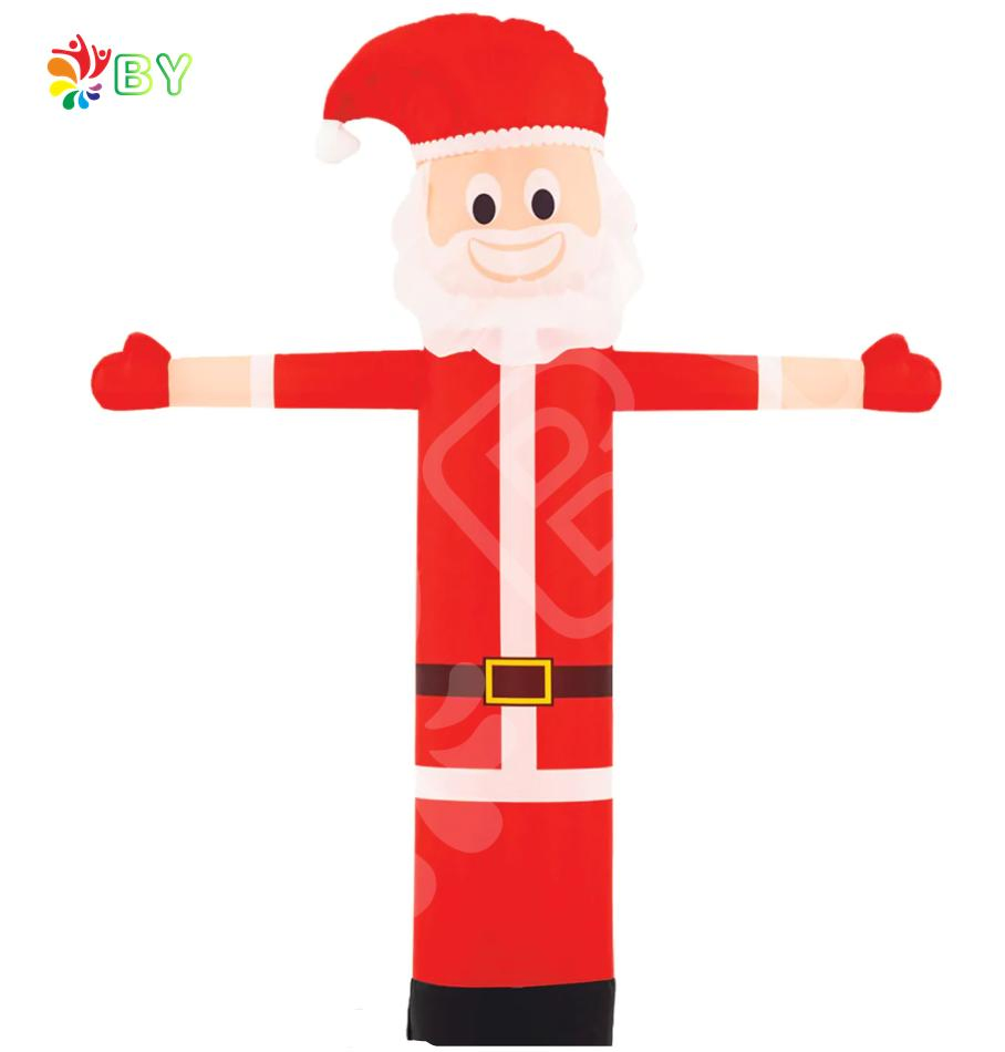Advertising Inflatable Santa Claus Wave Arm Man Air Dancer Inflatable Dancing Man Sky Puppet Snowman