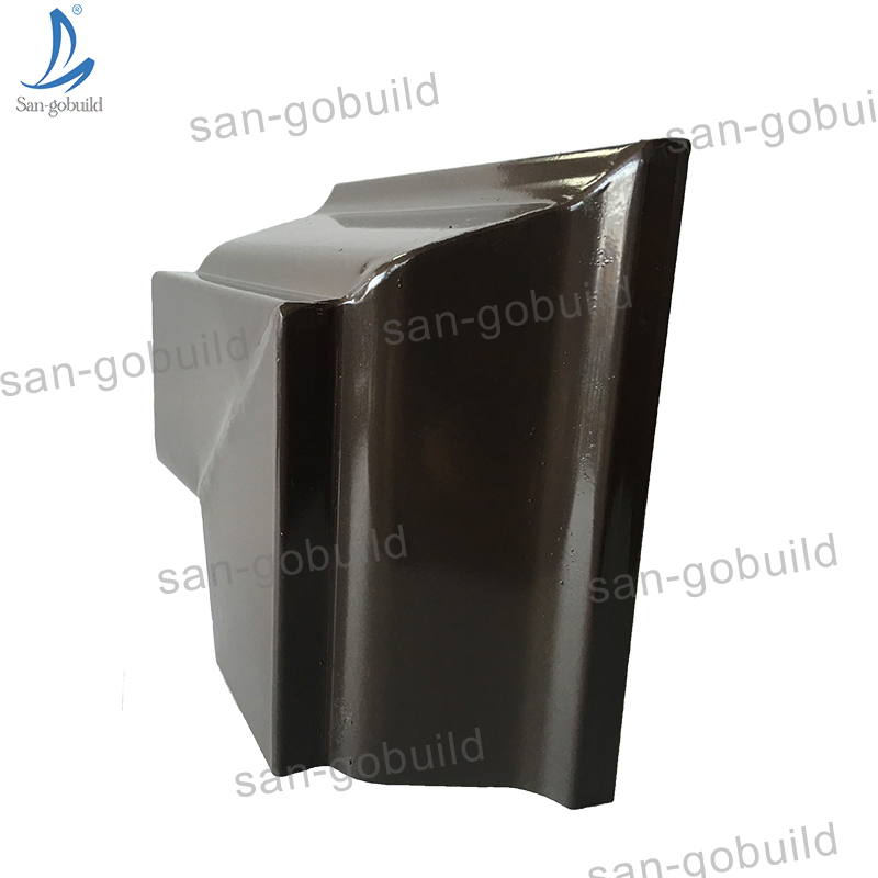 Southeast Asia Galvanized Steel Roof Aluminum Rain Gutter System for Drain Customized Oceania Rainwater Down Pipe for Buildings