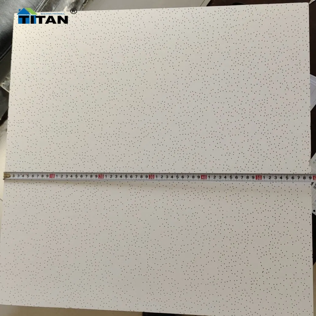 Suspended Ceiling Tiles 62X62 Cm Mineral Wool Ceil Baldosa De Fibra Mineral Modern Ceiling Panels for Rooms