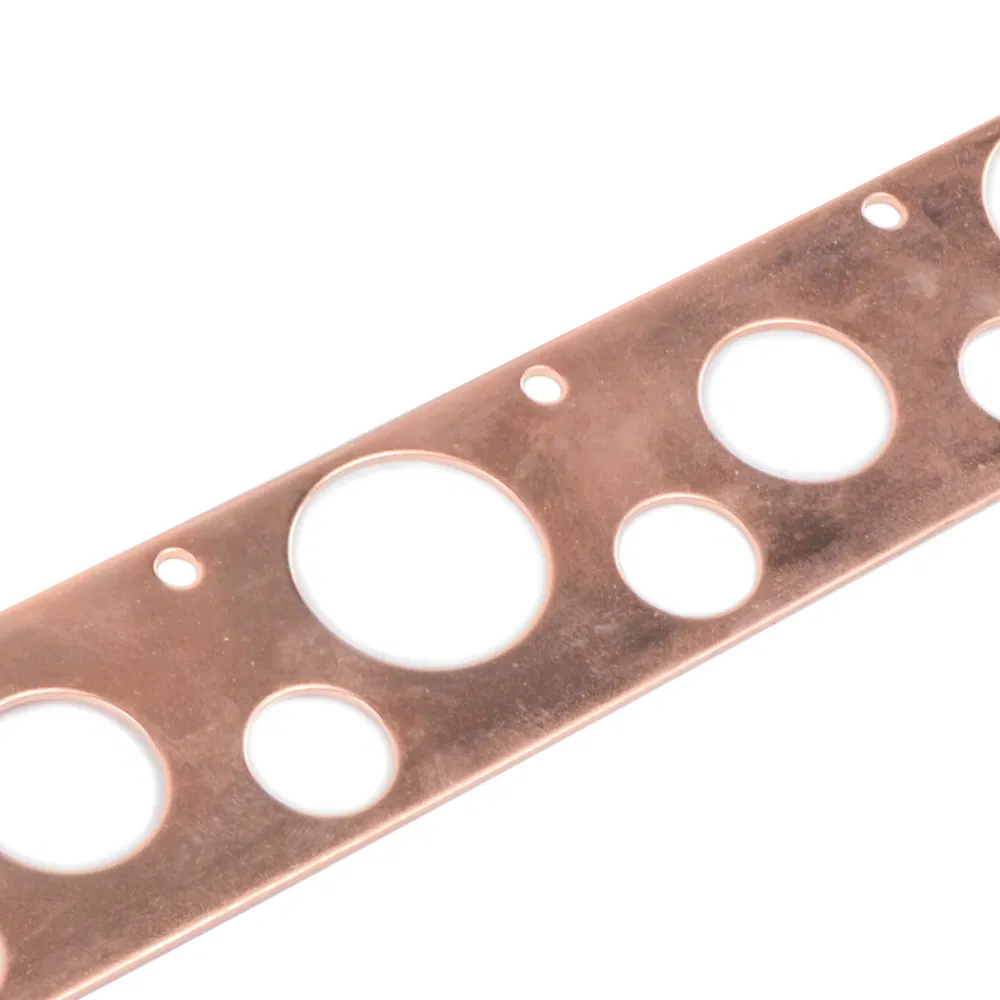 1/2" 3/4" 1" 20 Inch Flat Copper Bonded Steel Pipe Support Bracket