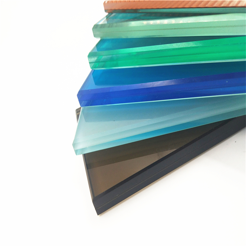 Best Quality Tinted Laminated Glass Color Coated for Bathroom Door Hoom