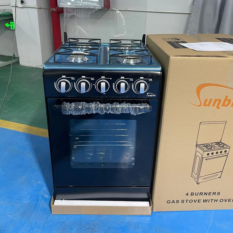 4 Burner Gas Free Standing Cooker with Oven