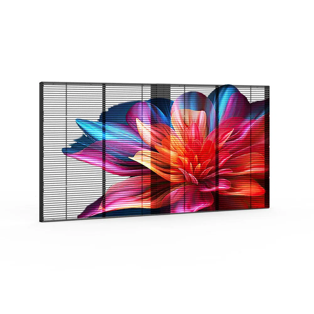 Прозрачный LED-дисплей для стеклянных стен