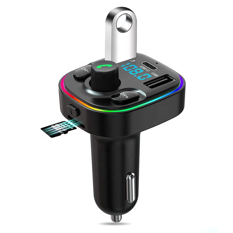 FM трансмиттер автомобильный Bluetooth MP3 громкая связь зарядка