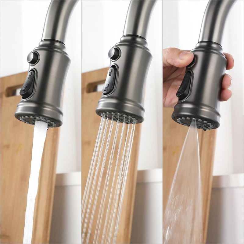 Eco-Friendly Smart Induction Control Kitchen Faucet Saves Water and Energy Instantly