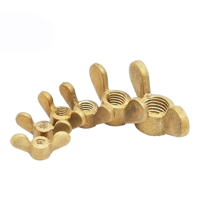 Brass Hand Tighten Butterfly Nut Custom Wing Nut
