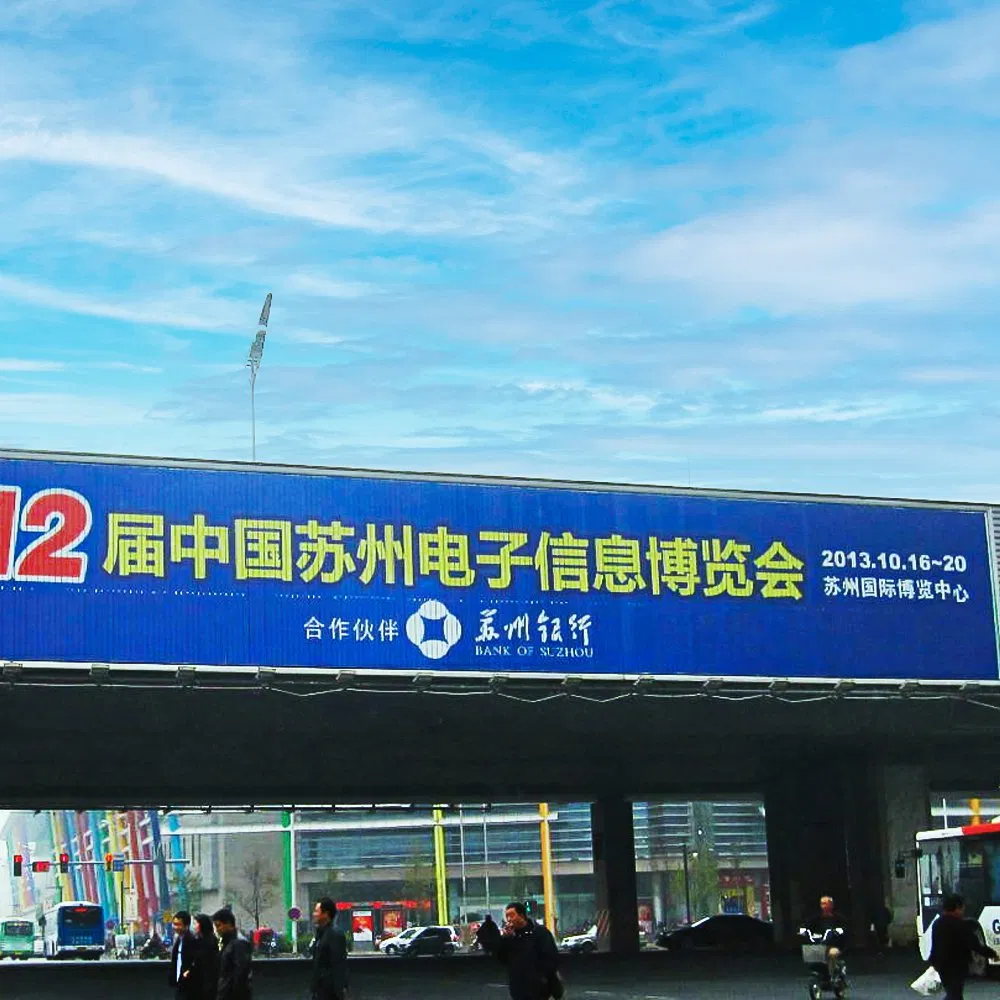 Outdoor Attractive Aluminum Triple Signage Trivision Billboard