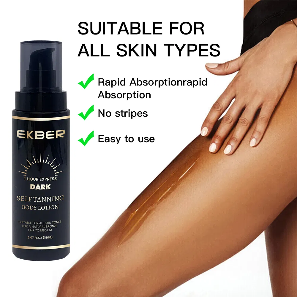 Private Label Tanning Accelerator Lotion Self Tanner Bronze Sun Bed Self Tanning Body Lotion