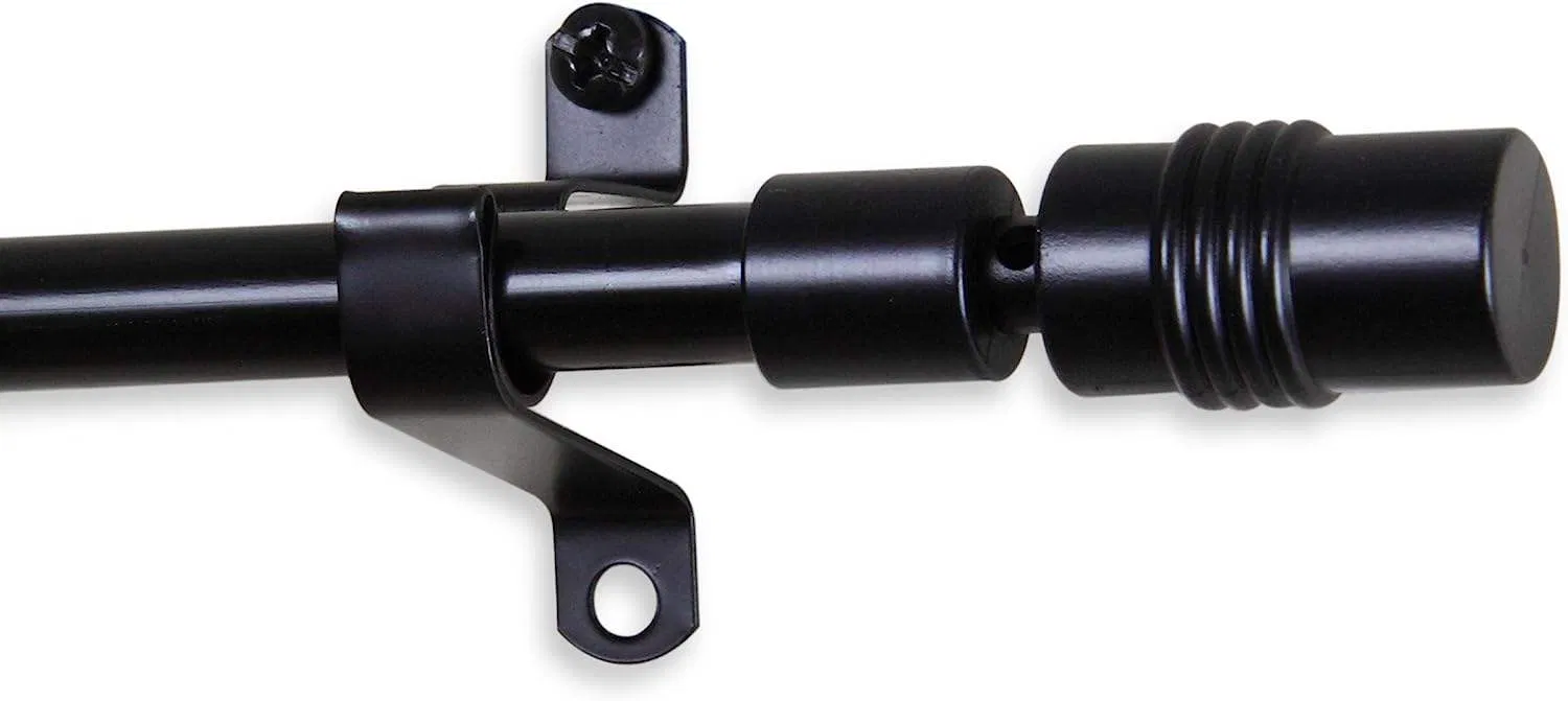 Mini Windows Curtain Rod Magnetic Door Rod Cafe Curtain Rod Set with Simple Endcap