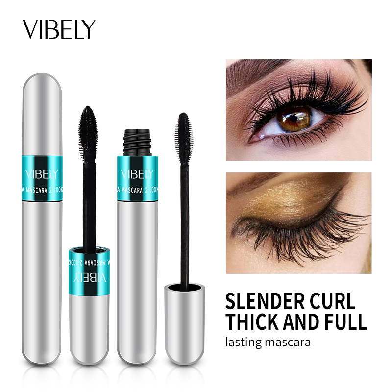 Private Label 2-in-1 Quick Dry Lasting Eyelash Thick Curling 4D Mascara