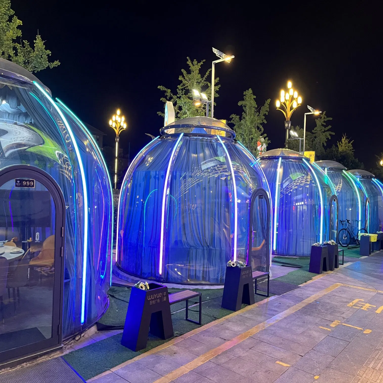 Outdoor Camping Tent Polycarbonate Transparent House PC Yurt