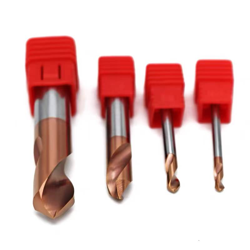 Wyk Carbide Drill Router Bit End Mill 90 Degree Centering Drill CNC Carbide Drills for Stainless Steel Solid Carbide Custom Step Drills