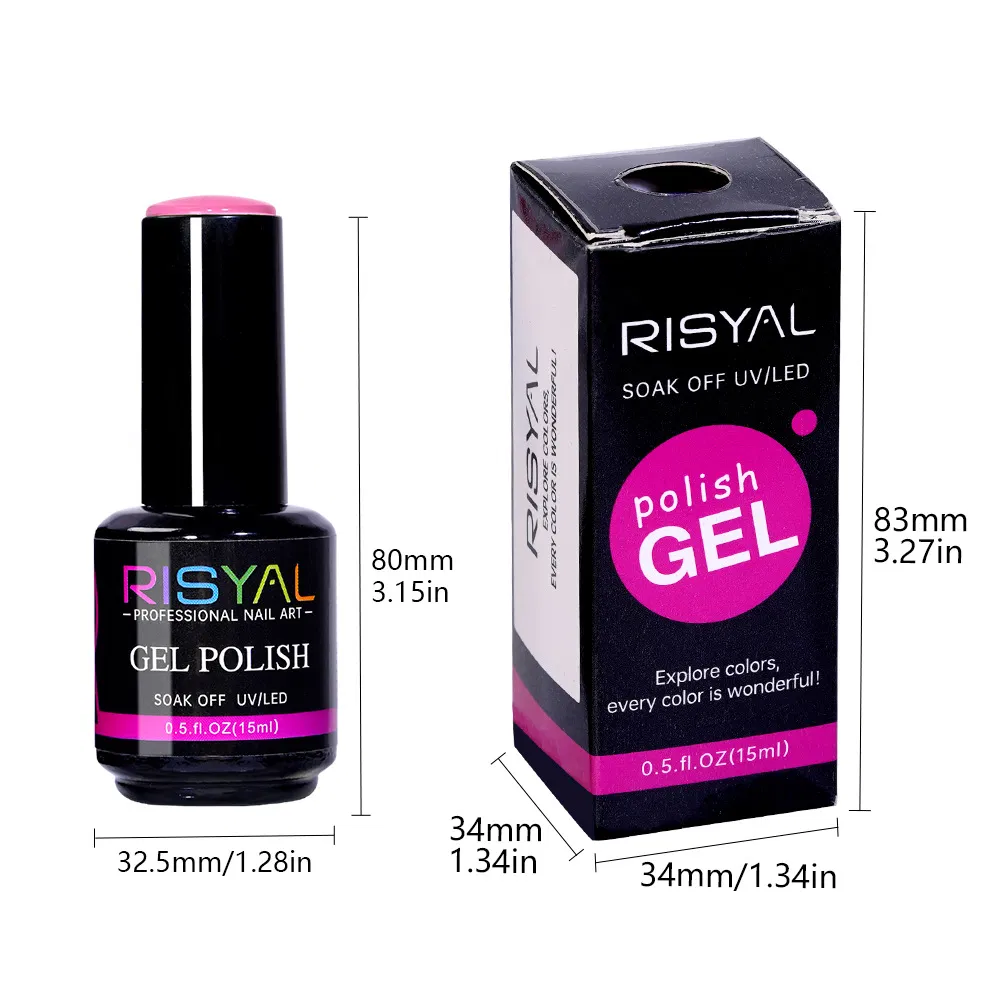 Neon Summer Gel Polish Set 12 Fluorescent Colors UV Glow High Pigment Nail Extension Gel