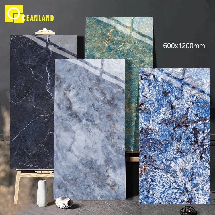 Керамогранитная плитка 600x1200 мм мраморный дизайн