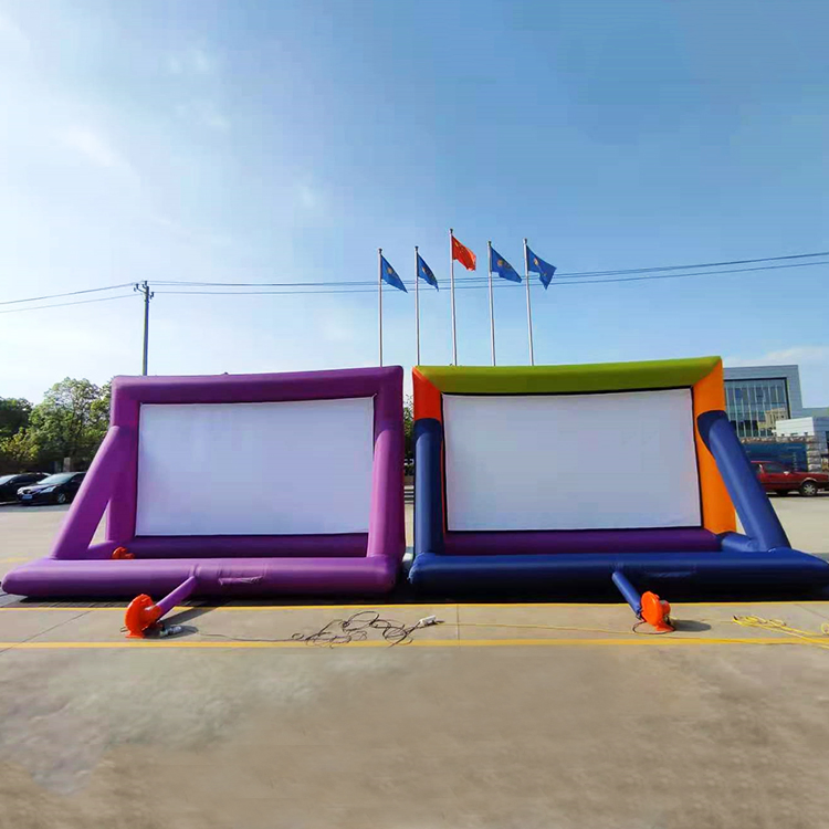 Best Outdoor Home Backyard Theatre Cinema Giant Inflatable Projector Movie Screen for Party Event