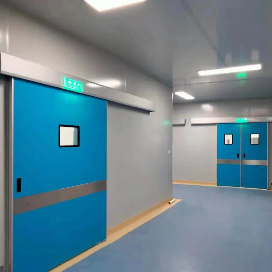 Bacteria-Blocking Impact-Absorbing Sliding Door Operating Room Door