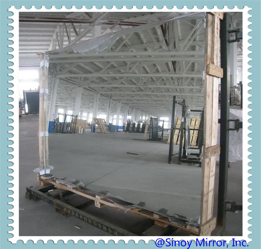 Large Clear Silver Glass Mirror Sheet Double Coated with Water and Acid Resistance