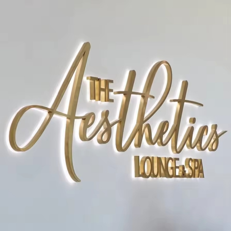 Advertising Illuminated Light Channel Letter Custom Logo Acrylic Outdoor 3D LED Signage