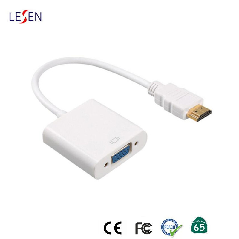 Конвертер HDMI Male на VGA Female, позолоченный