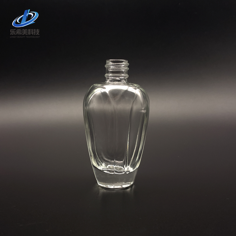 Cosmetic Packaging 70ml Empty Glass Cream Bottle Shaped-Shape Thread Screw Bottleneck Sealed with Screw Sprayer or Lotion Pump Dropper Perfume Essence Bottle
