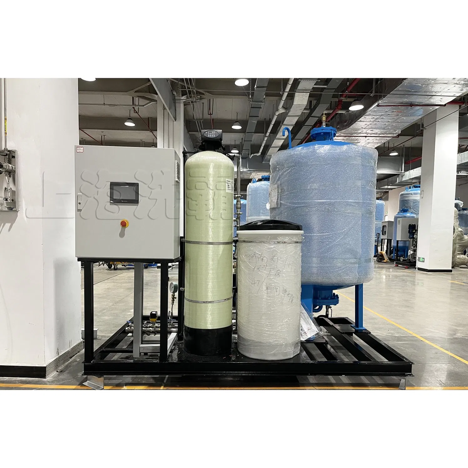 The Water Is Softened Using Ion Exchange Resin