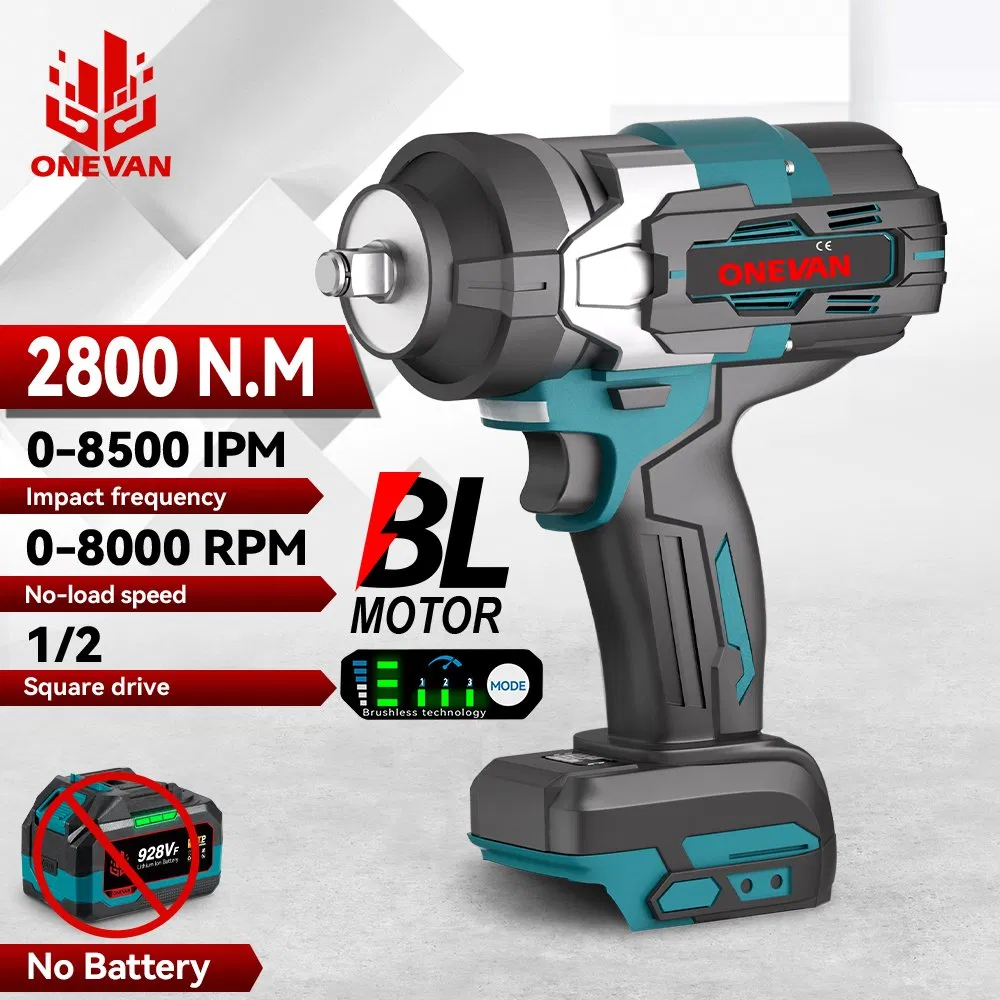 Беспроводной ударный гайковерт Qizao 18В, 1700 Н·м