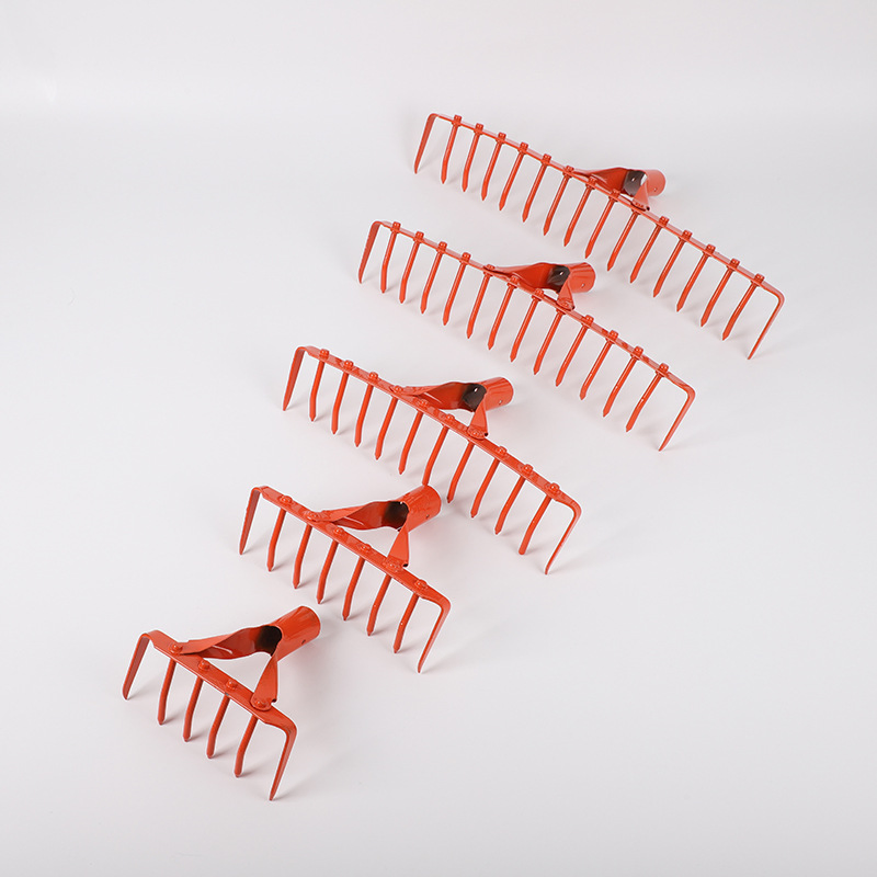 Hautine R103 Type Lawn Rake and Red Painted