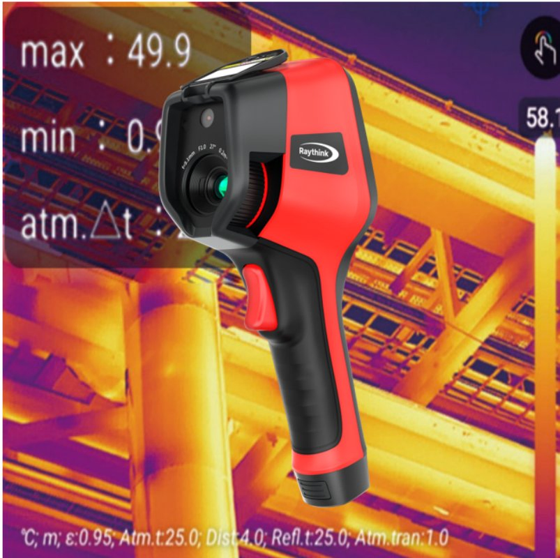 650° C 35mk High Sensitivity Circuit Design Handheld Thermal Camera with Infrared Detector