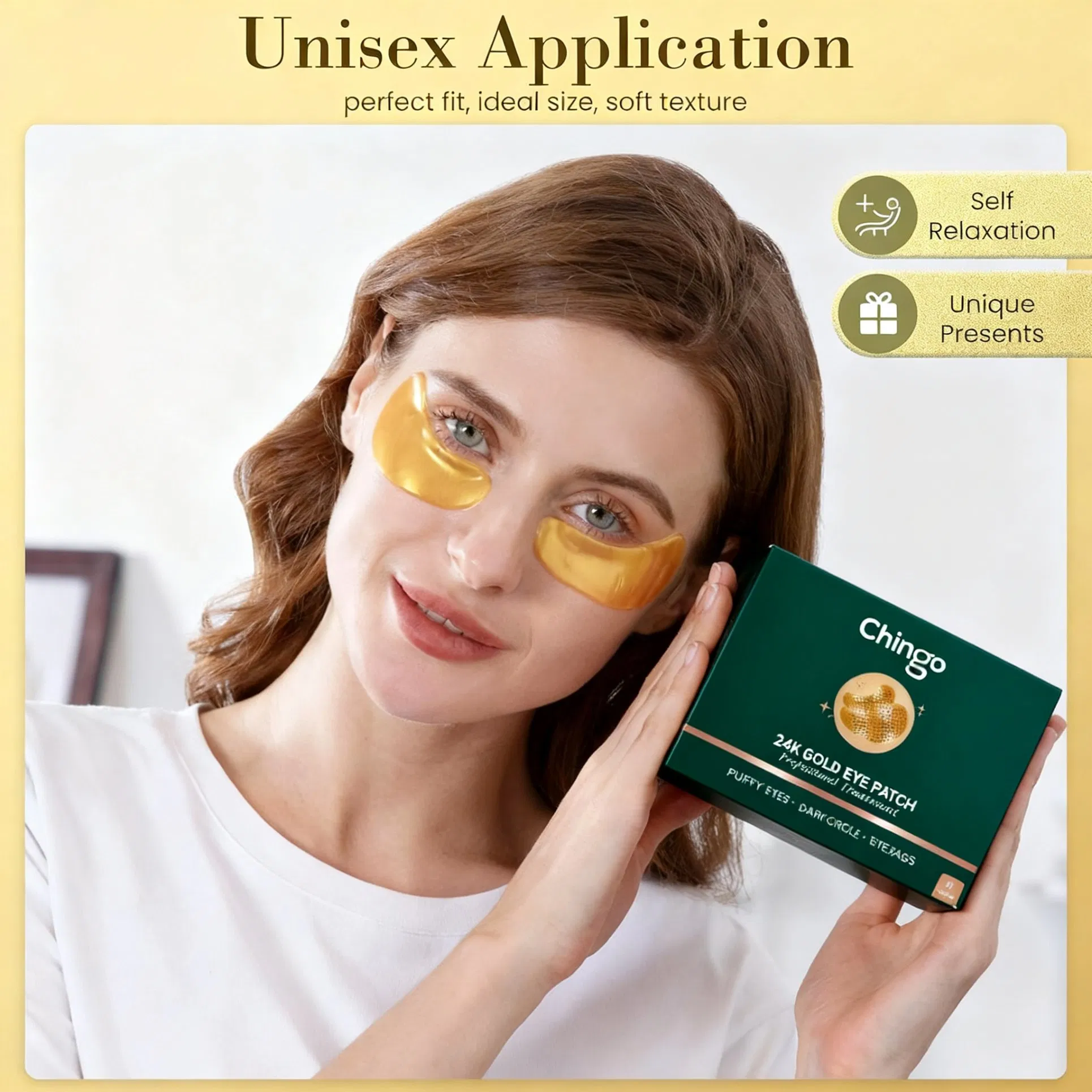 Moisturizing Eye Patch Fade Dark Circles Brighten Eye Area Eyemask