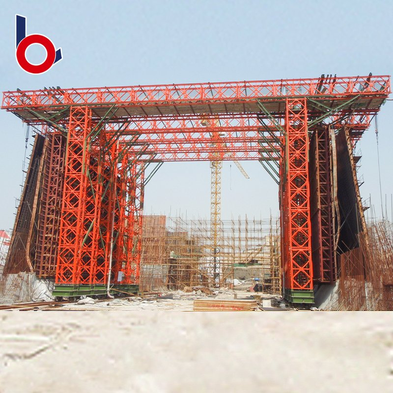 Exceptional Sturdy Adjustable Vertical Frame for Bailey Steel Construction Bridge