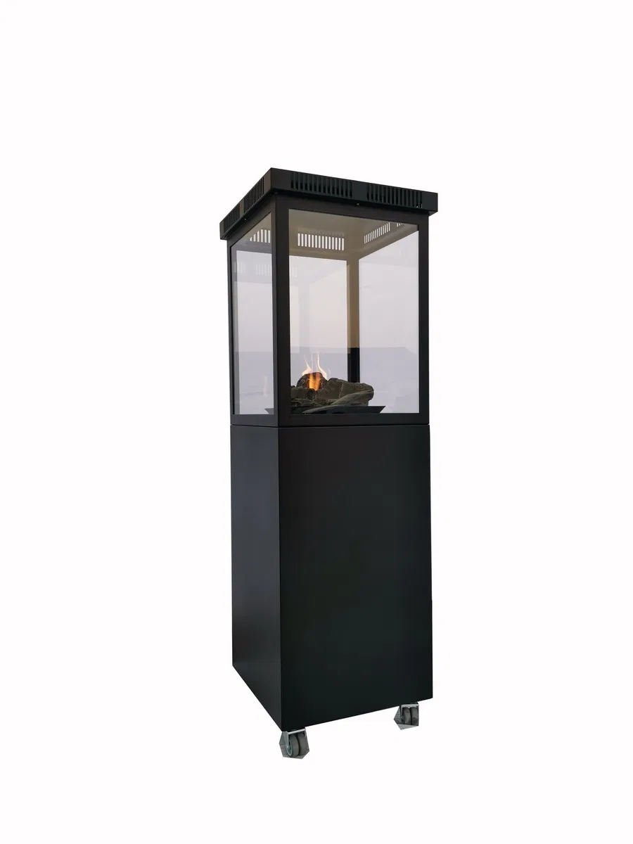 Free Standing Patio Gas Fireplace with Real Flame with Ods Device for Outdoor Use