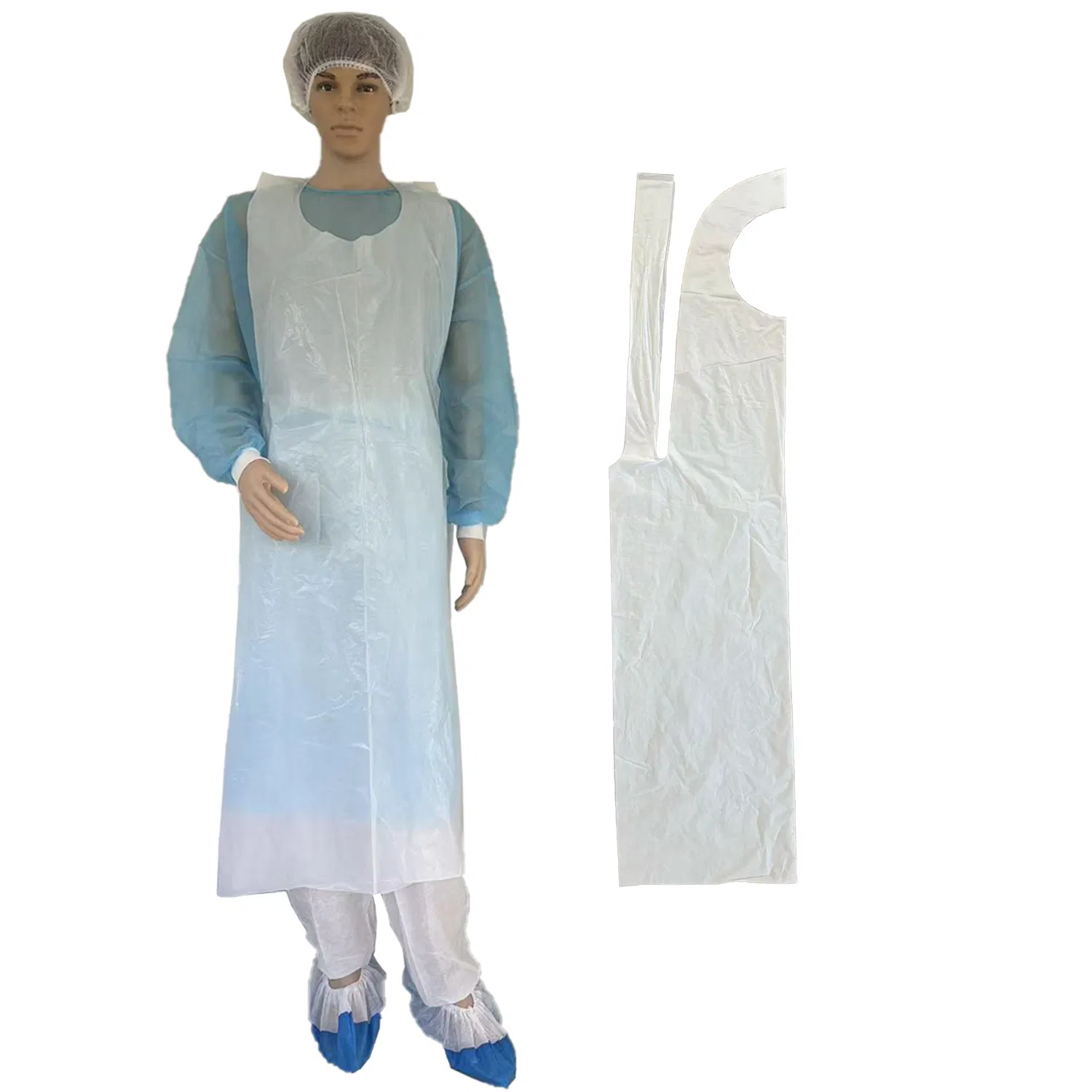 Disposable Sleeveless PE Plastic Apron