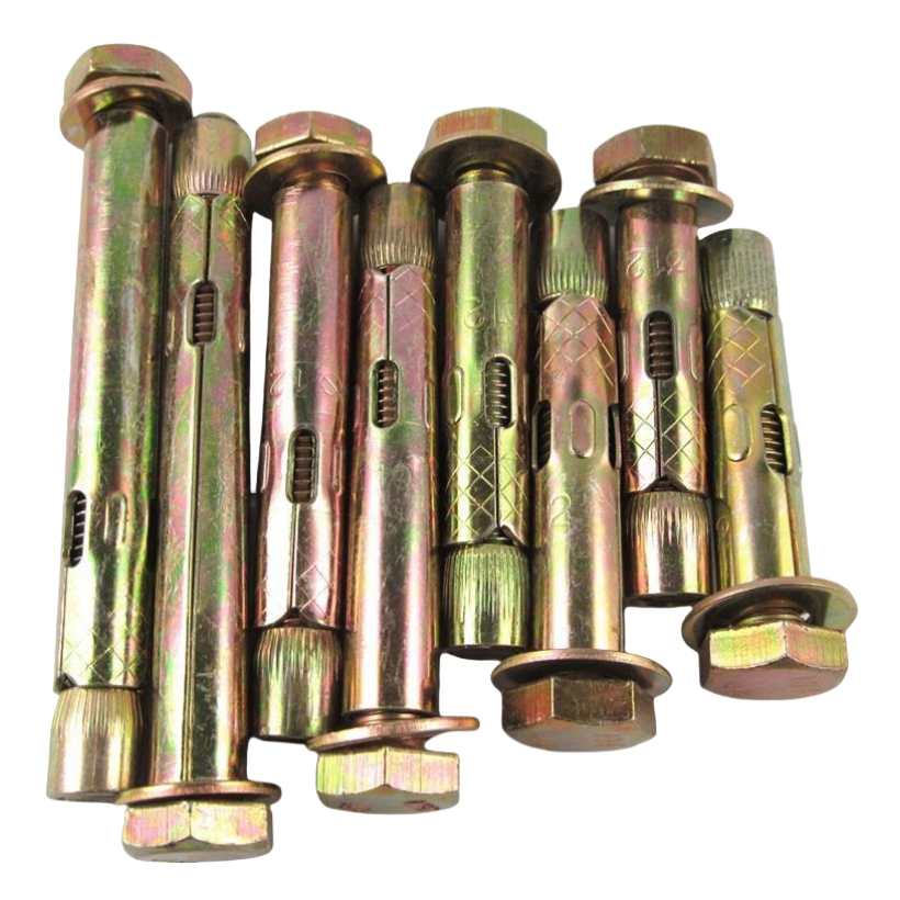 Color Zinc Plated Carbon Steel Expansion Sleeve Anchor Bolt with Hex Bolt Fix Bolt Through Bolt
