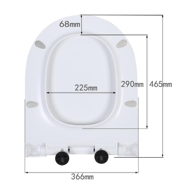 Good Quality UF Plastic Quick Release Slow Down Toilet Seat Lid for Bathroom