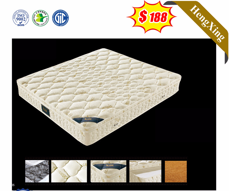 CE Certified Double Bed Mattress with Durable Wooden Structure