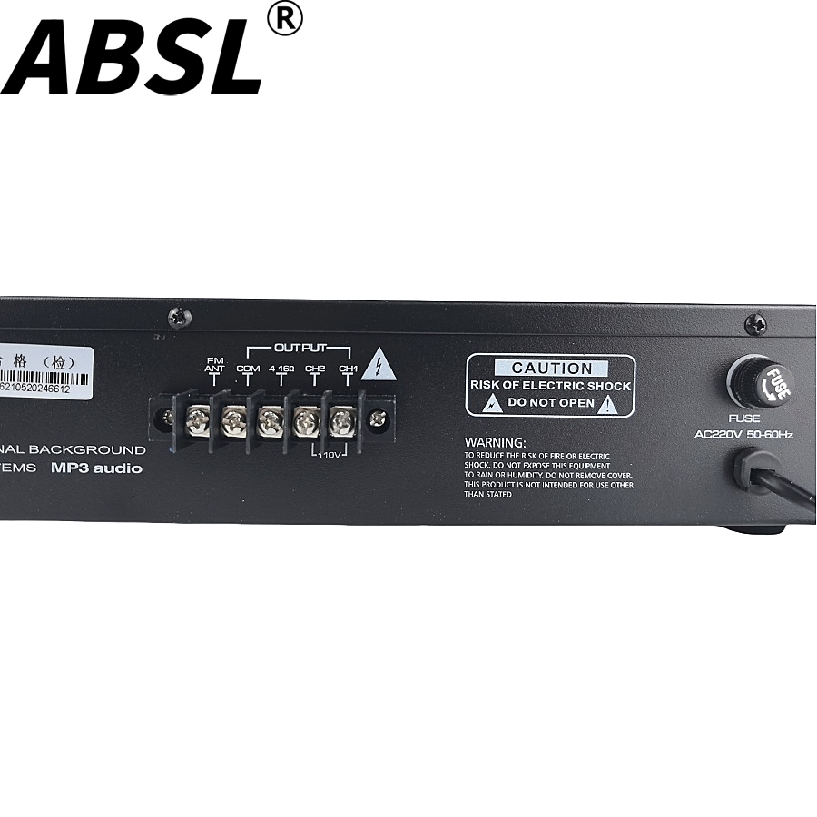 Усилитель мощности 80W/120W/180W с Bluetooth и USB