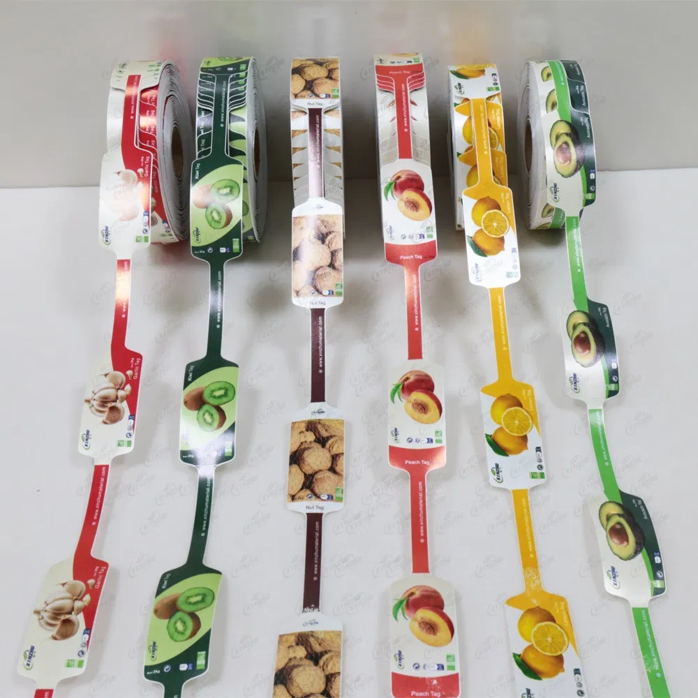 200mic Eco Direct Thermal Label Material Potato Vegetable Net Bag Fruit Tag