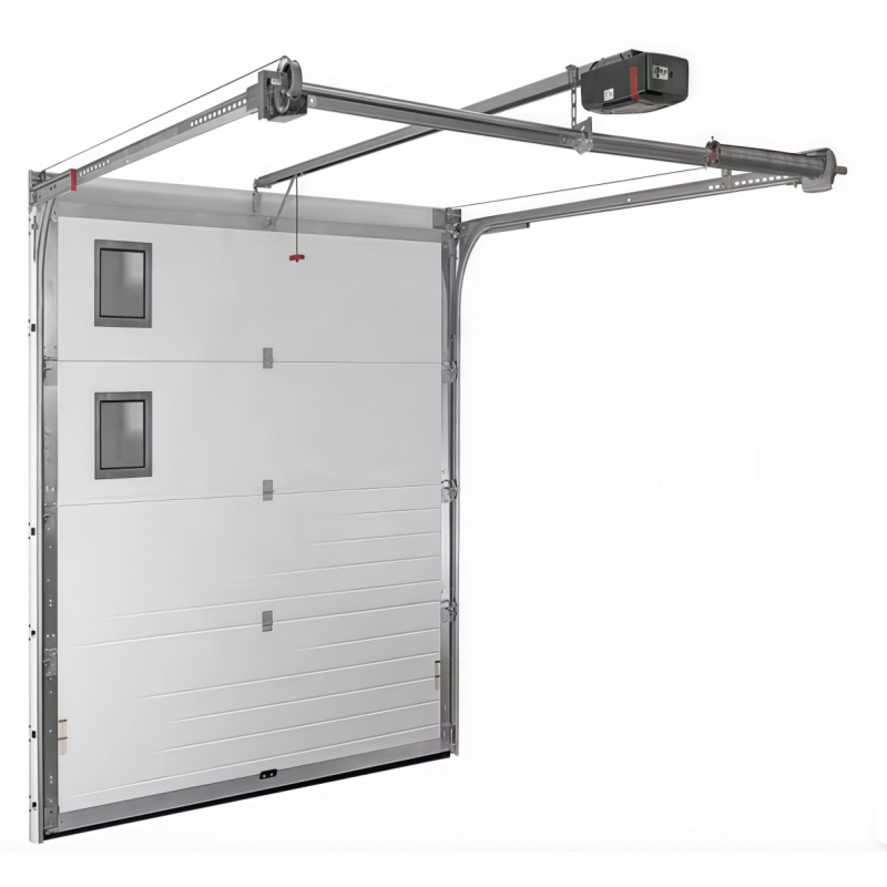 Smooth Lifting No Jamming Quiet Aluminum Electric Sectional Garage Door