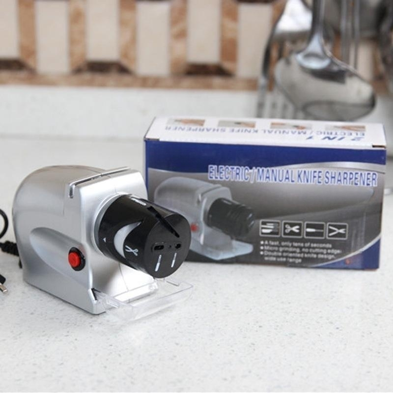 New Power Type Fast Sharpening Stone Manual Household Portable Electric Knife Sharpener