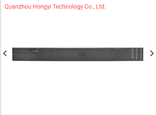 Remote Control 23 Inch Stretched Bar Display for Store Shelf Promotion Wi-Fi Android System LCD Enclosure