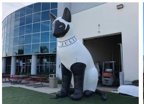 2023 New 15 FT. Inflatable Red & Black Doberman