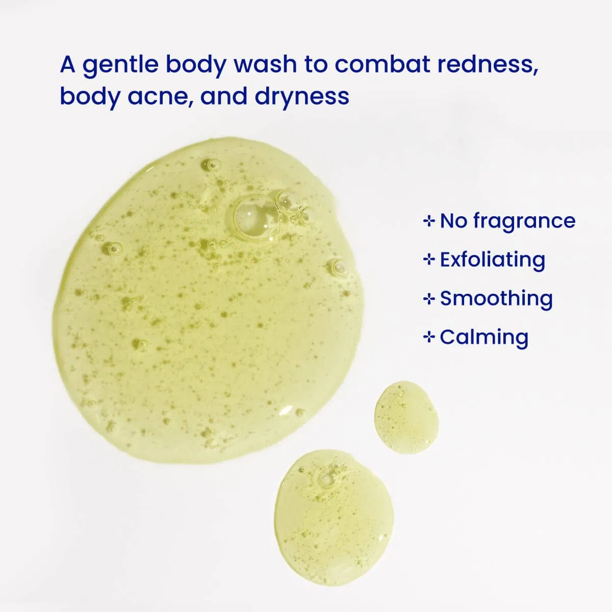 OEM ODM Exfoliating Smoothing Body Wash for Body Acne Redness