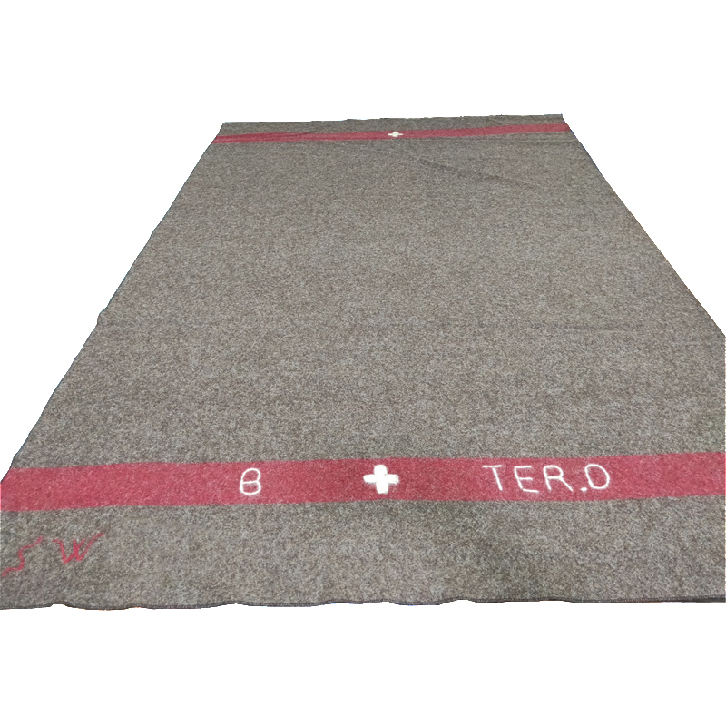 Customized Warm and Thick Cold-Proof Pure Wool Blankets for Outdoor Camping