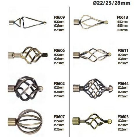 Direct Curtain Pole Metal Decorative Curtain Rods Sets Poles for Curtain