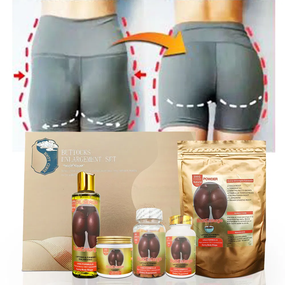 Private Brand Butts Enlargement Capsule Big Butt Hip Enlargement Cream Butt and HIPS Enlargement Set