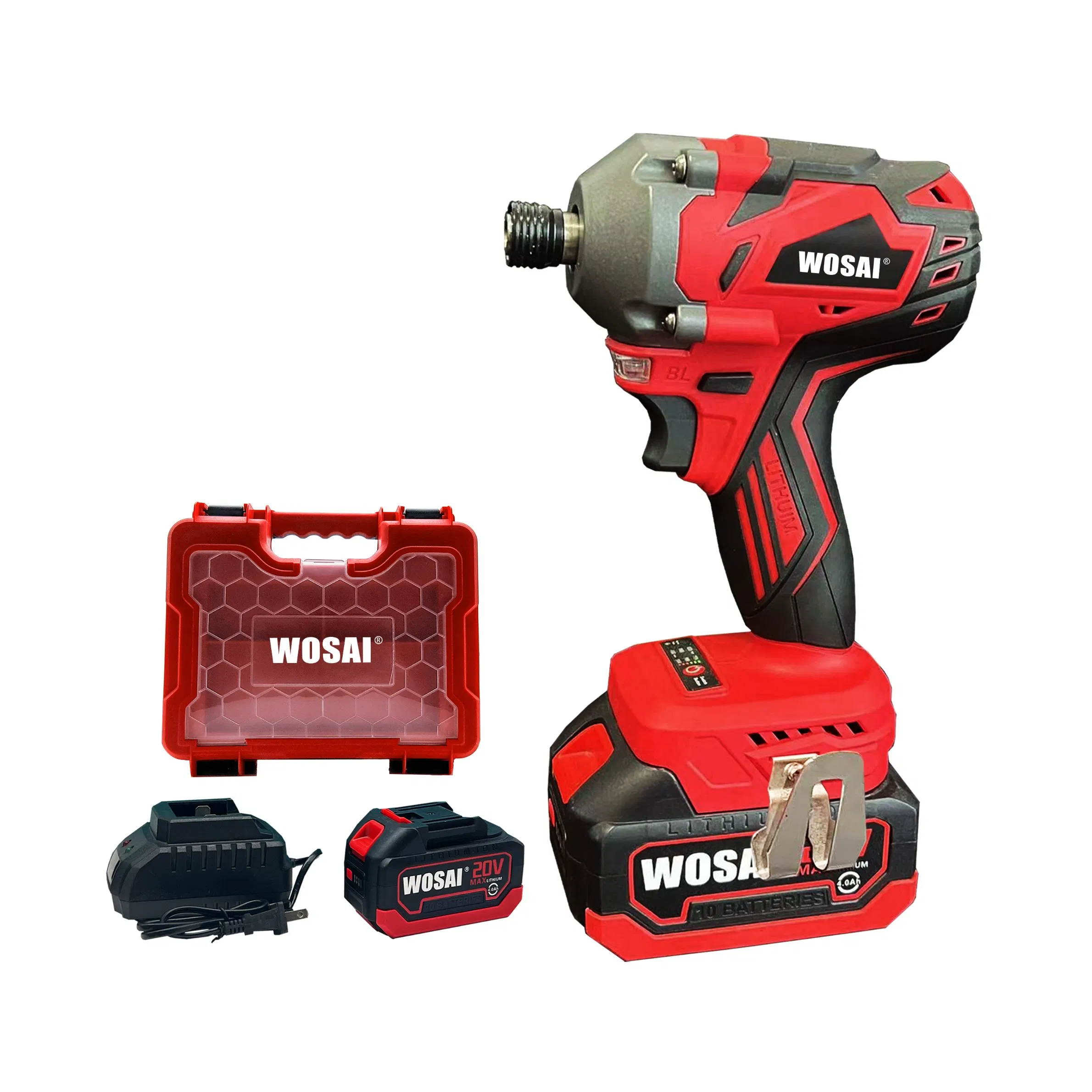 Wosai 20V Cordless Electric Screwdriver Power Tool Sets Drills Power Screwdrivers