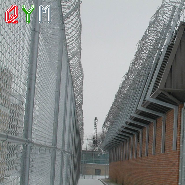Airport Fence Razor Barbed Wire Anti-Climb Prison Fence Panels