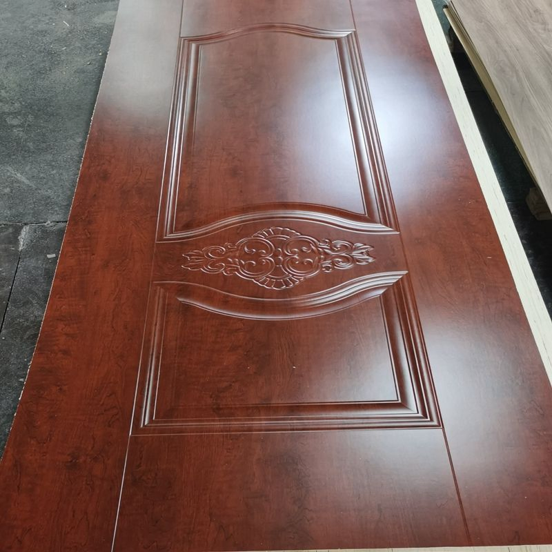 4.2 mm HDF Door Skin Wood Veneer From China Factory Door Skin 3 Panel Bedroom Door Sheet for Houses/Hotel